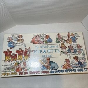 Vintage The OFFICIAL GAME of ETIQUETTE by Mountain‎ Top Game New Sealed